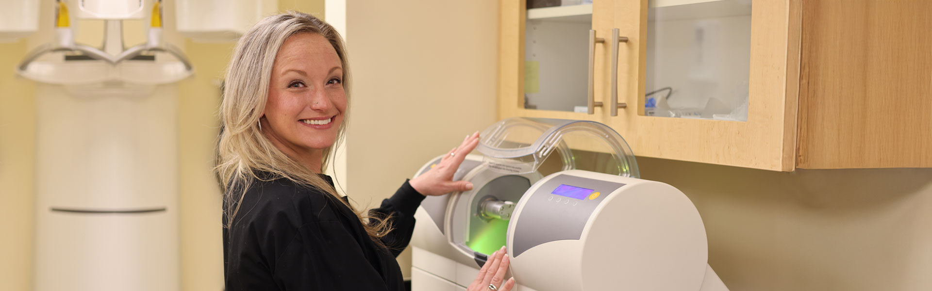 Crowns printed on site at Vora Dental Care, Norwich CT